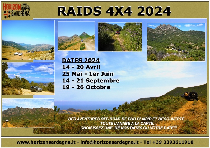 RAID 4X4 - SARDAIGNE 2024